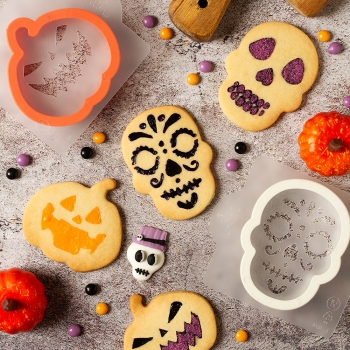 Cookie Cutter and Stencil Set - Halloween